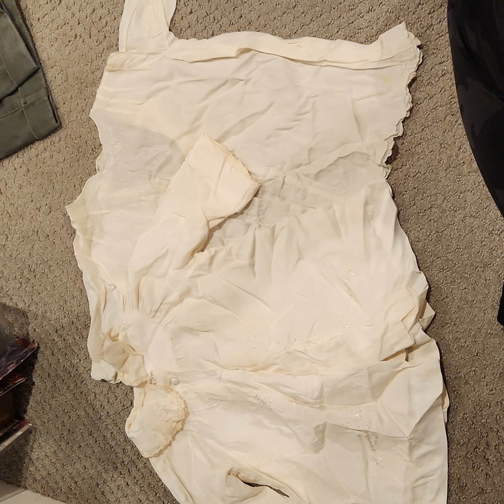 2 Antique Toddler dresses / BAPTISTISM DRESSES?